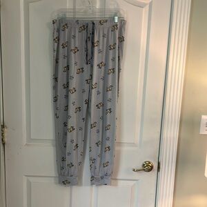 Life Is Good Gray Sleepwear with Dog Design